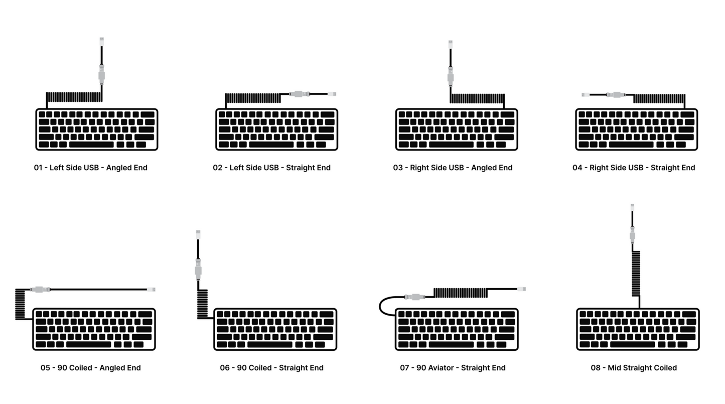 Coiled Aviator Cable