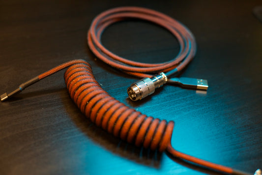 Coiled Mini XLR Cable